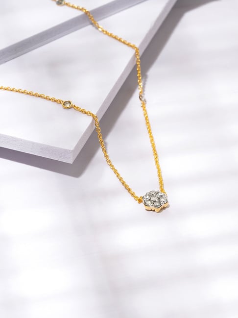 Daisy Diamond and Sapphire Pendant | Beverley K