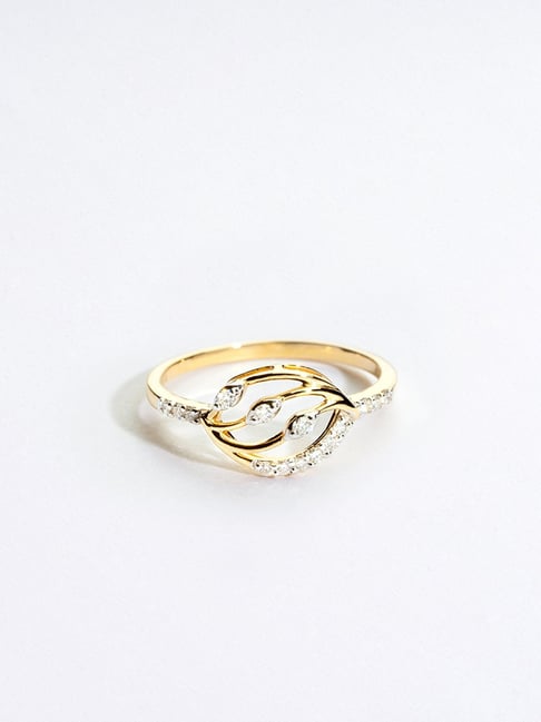 Buy Traditional Stone Impon 1 Gram Gold Ring for Ladies