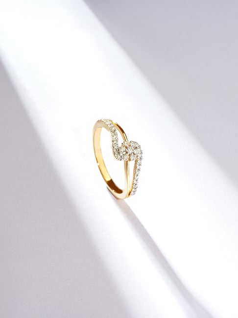 Amazon.com: SZUL 1/2 Carat TW Diamond Criss Cross X Ring in 10K White Gold:  Clothing, Shoes & Jewelry