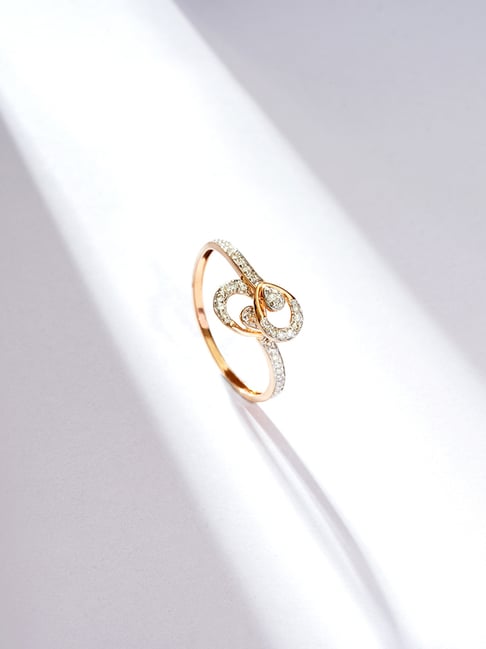 P.n.gadgil Jewellers 14k Gold Casual Diamond Rings For Women