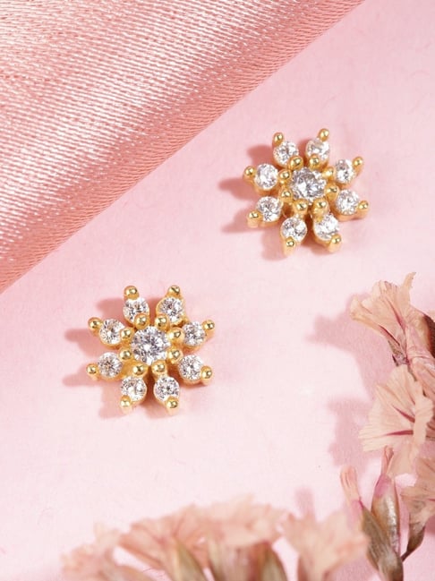 Buy Silver Earrings for Girls by Carlton London Online | Ajio.com