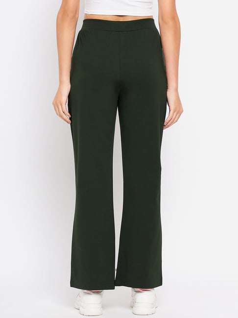Buy Olive green Track Pants for Women by BLISSCLUB Online | Ajio.com