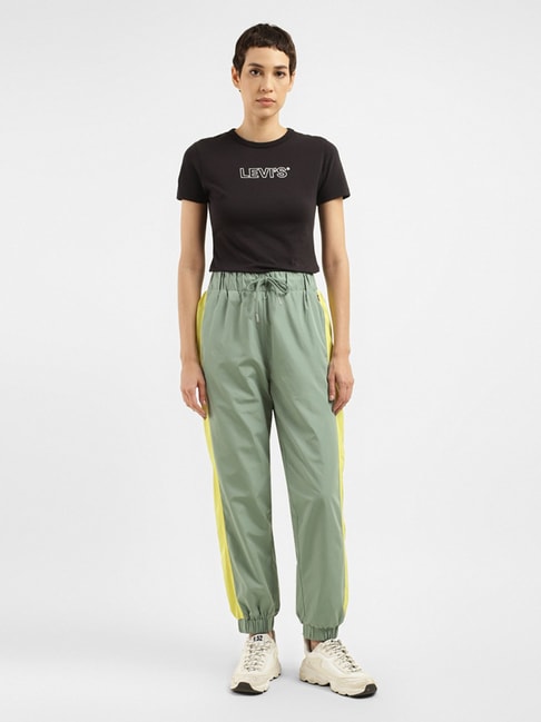 Levi's varsity trackies in olive green with side stripe | ASOS