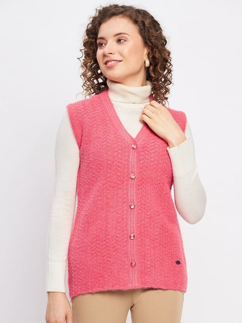 Duke Pink Self Pattern Cardigan-picture-18