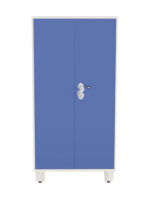 Godrej Interio Wardrobe H Texture Bond White Indigo 1 Year Warranty 1 Drawer