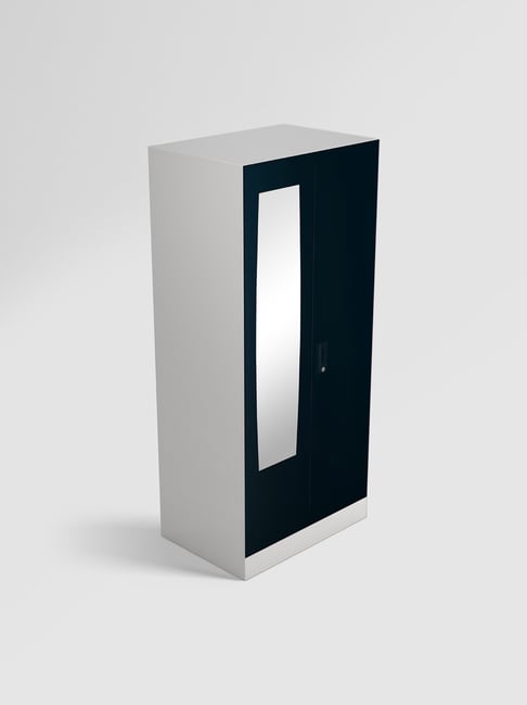 Buy Godrej Interio Slimline Pacific Blue CRCA Steel 2 Door Almirah