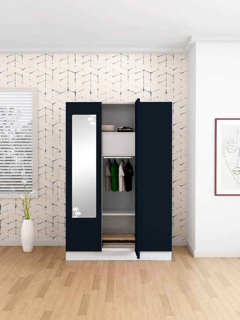 Godrej Interio Slimline 3-Door Steel Almirah, Pac Blue (1-Year Warranty, 1 Locker, 2 Drawers)-picture-40