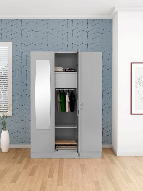 Godrej Interio Slimline 3-Door Steel Almirah, Royal Ivory (1-Year Warranty, 1 Locker, 2 Drawers)-picture-45