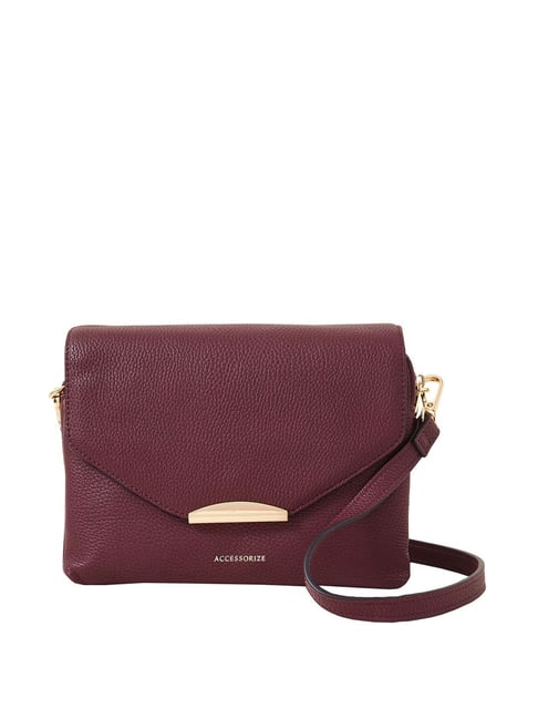 Buy Accessorize London Black Solid Small Sling Handbag Online At Best Price  @ Tata CLiQ