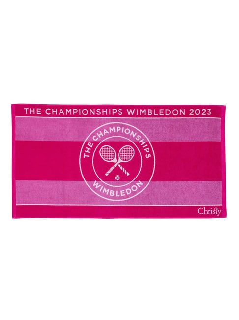 Buy Spaces Wimbledon Fuchsia & Rose Cotton 500 GSM Bath Towel at
