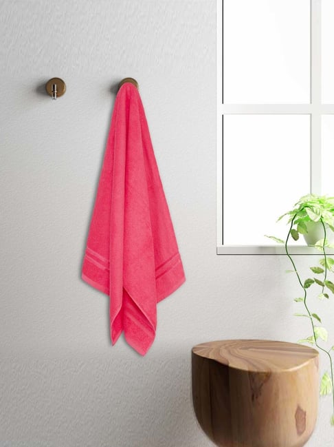 Welspun Quick Dry Coral Cotton 380 GSM Bath Towel