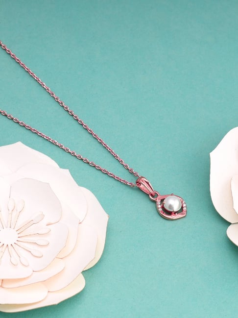 Silver deals rose chain