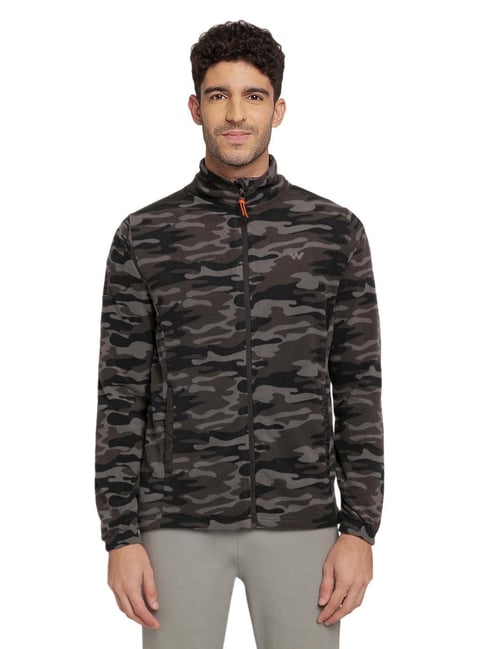 Buy WILDCRAFT Mens Zip Through Neck Solid Quilted Jacket | Shoppers Stop