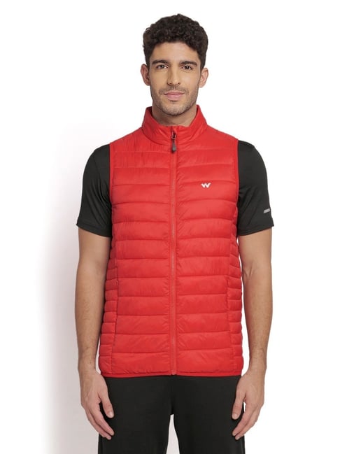Buy Wildcraft Navy Regular Fit Quilted Hooded Jacket for Mens Online @ Tata  CLiQ