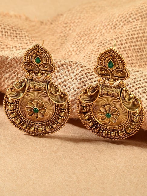 Stunning Antique Gold Drop Earrings