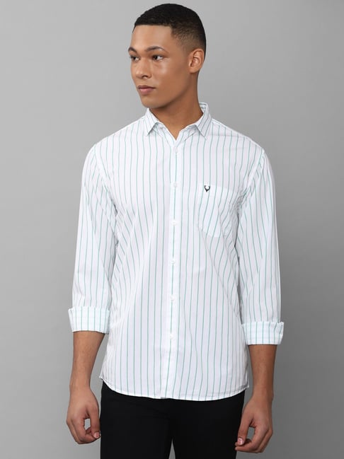 allen solly striped shirt