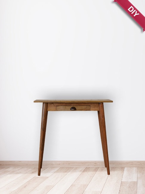 Artisan Furniture Mini Nordic Style Brown Wood Writing Desk