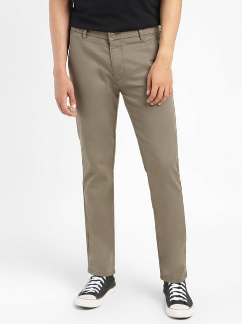 Code by Lifestyle Blue Slim Tapered Fit Trousers