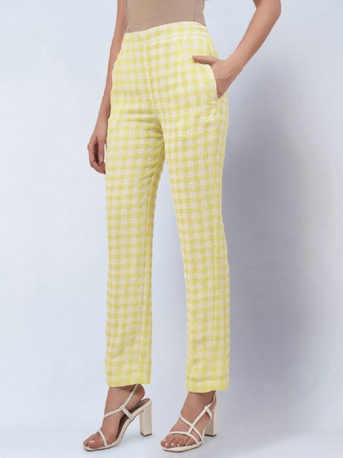 Buy Citrus Lemon Pants for Women Online Tata CLiQ Luxury - Main Image