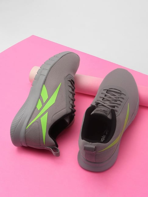 Reebok Men's Turbo Flight Grey Running Shoes-picture-20