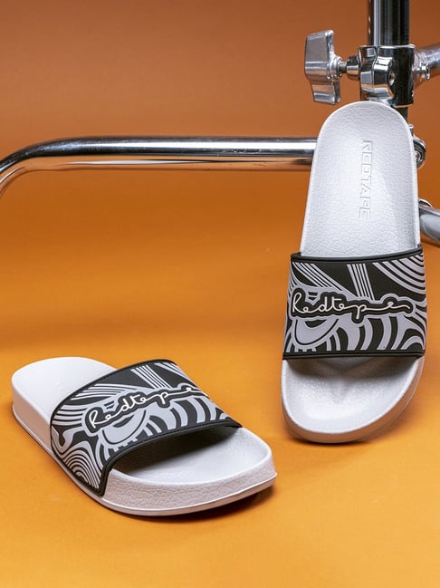 Red Tape Men's Black Slides-picture-38