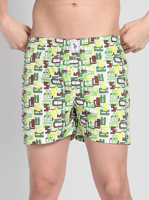 U.S. Polo Assn. Multicolor Cotton Regular Fit Printed Boxers