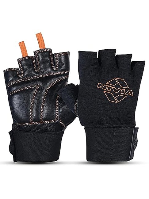 Black gym hot sale gloves