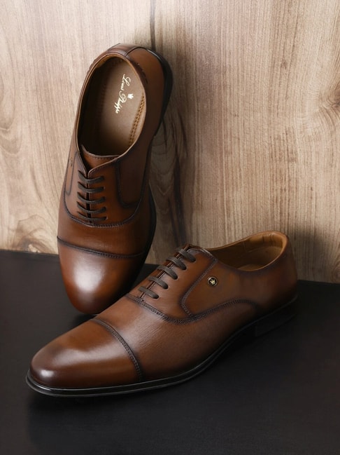 Buy Louis Philippe Men's Brown Oxford Shoes for Men at Best Price