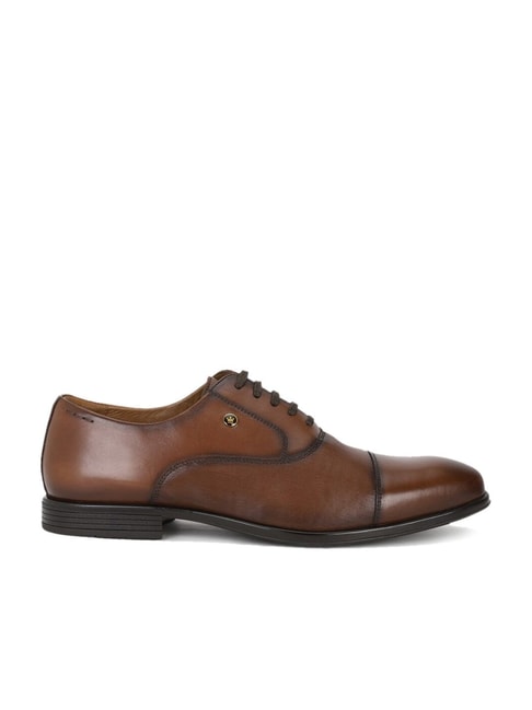 Buy Louis Philippe Men Black Solid Formal Lace Up Shoes - Formal