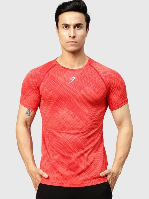Buy FUAARK Men's Round Neck Slim fit Gym & Active wear Sports T