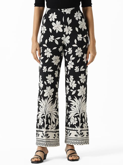 Floral Lace Trousers - Cider
