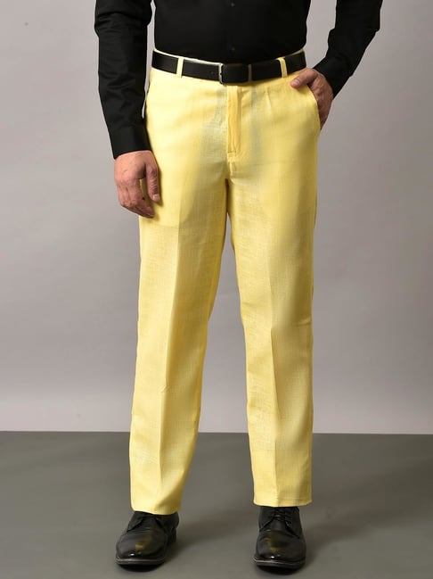 Buy Ladies Yellow Lam Pant at Best Price, Ladies Yellow Lam Pant  Manufacturer in Delhi