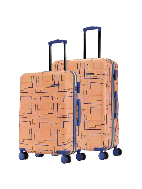 Buy Nasher Miles Dallas Expander Soft-Sided Polyester Luggage Set of 3 Cyan Trolley  Bags (55, 65 & 75 cm) at Amazon.in