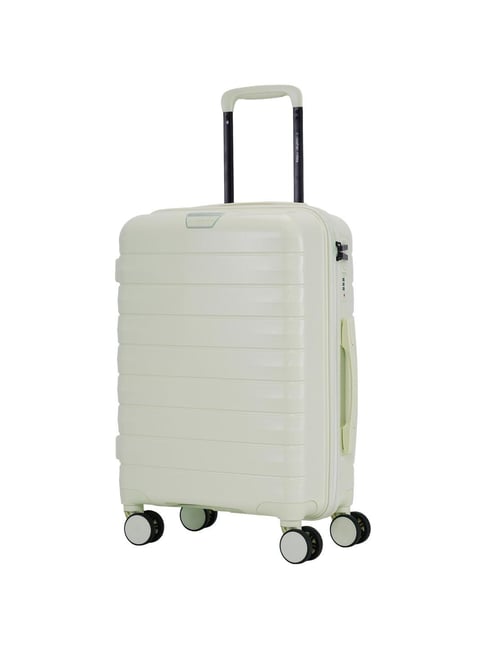 Nasher Miles Vienna Hard-Sided Cabin Luggage White Cream 55cm Trolley Bag-picture-33