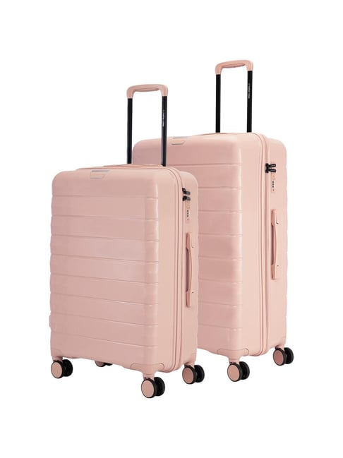 Nasher Miles Vienna Hard-Sided Luggage Set of 2 Peach Trolley Bag (65 & 75 cm)-picture-30