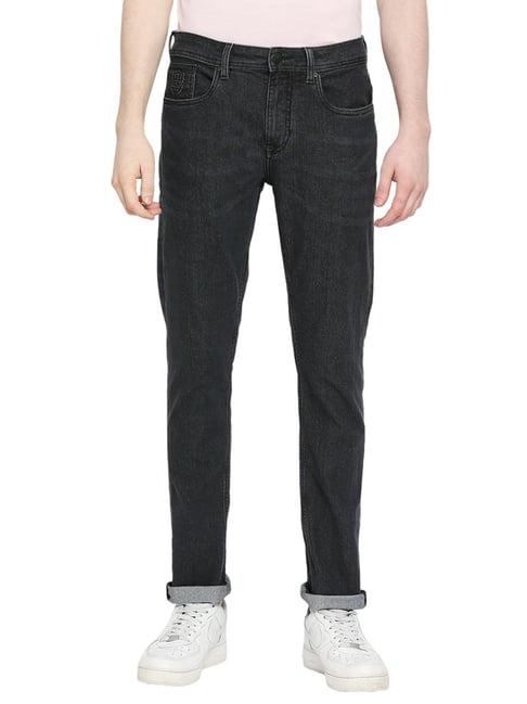 Buy Black Slim Fit Denim Jeans Online