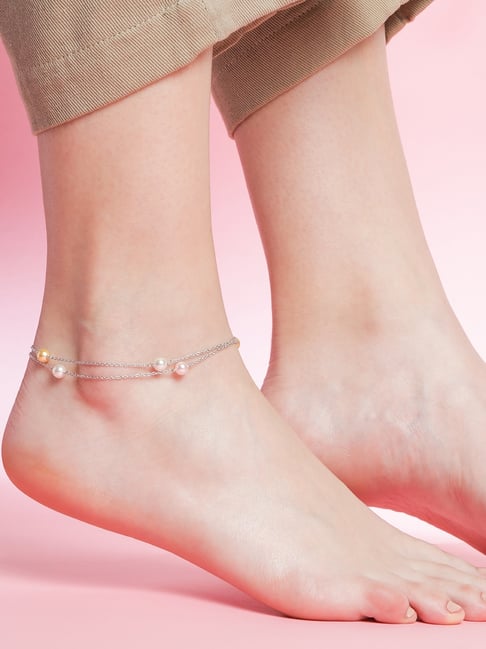 Pearl anklets clearance online