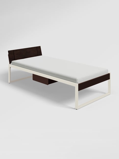 Buy Godrej Interio EQ Metal Base White Mild Steel Bed at Best Price Tata CLiQ