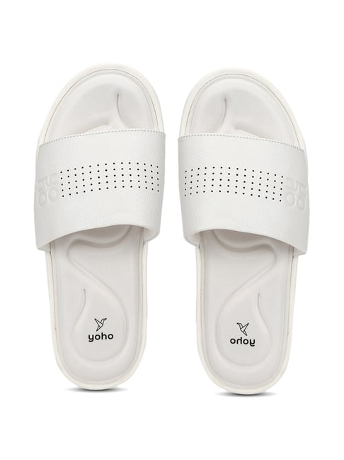 Woodland Men's White Slides