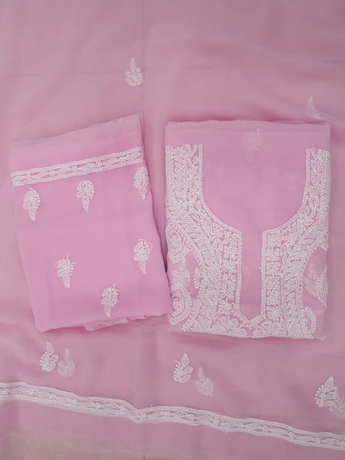 Find Lucknow Chikan Dress Material by Shree Hari Exports near me | Varachha  Road, Surat, Gujarat | Anar B2B Business App