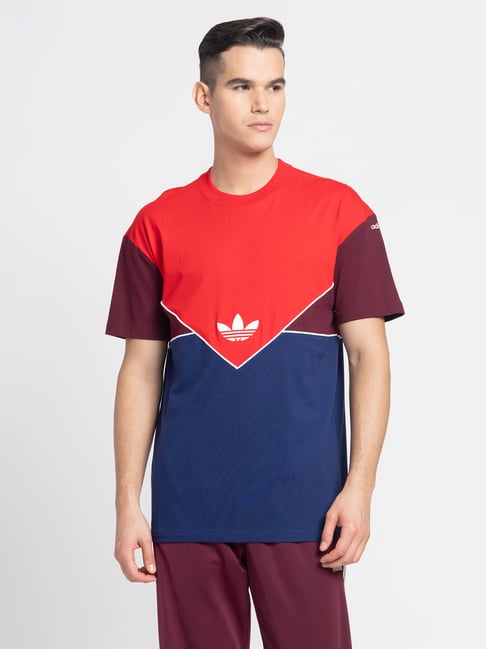 Adidas Originals Multicolor Regular Fit Crew T Shirt