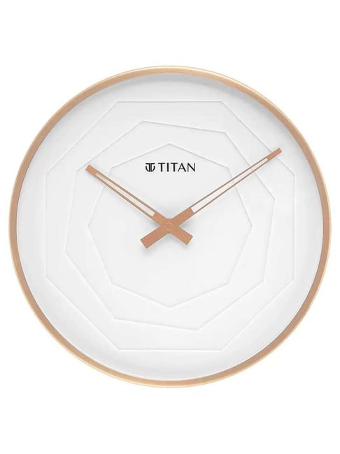 Titan W0078MA02 Rose Gold Metal Wall Clock