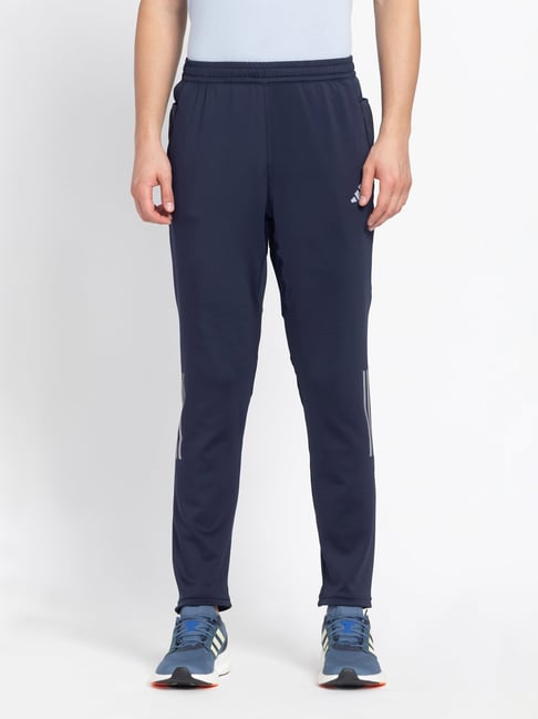 Adidas dark blue sales track pants