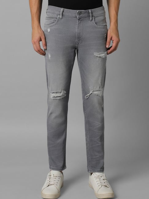 Louis Philippe Jeans Slim Men Grey Jeans - Buy Louis Philippe