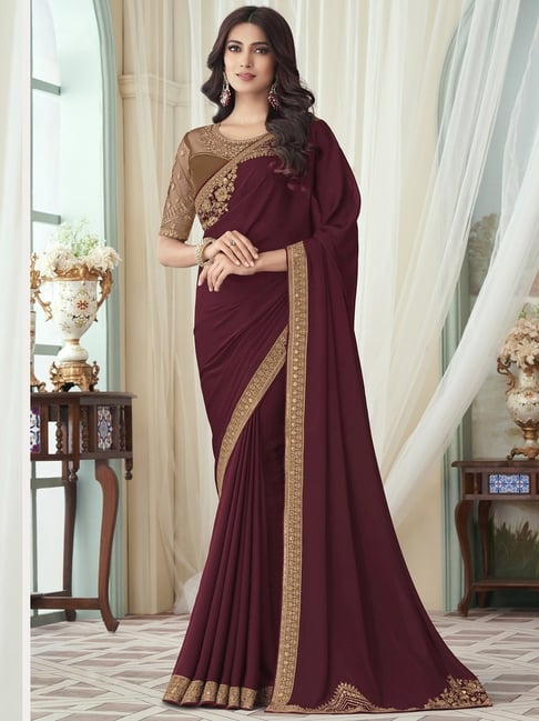 Maroon Colour All Over Design Soft Kanjivaram Silk Saree at Rs.529/Piece in  surat offer by Esomic Export