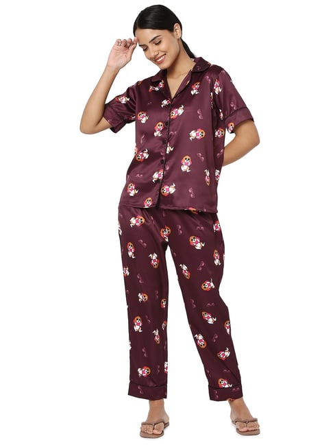 Buy 2025 satin pyjamas