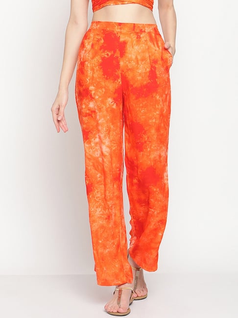 Out From Under Tie-Dye Knitted Beach Trousers | Urban Outfitters UK