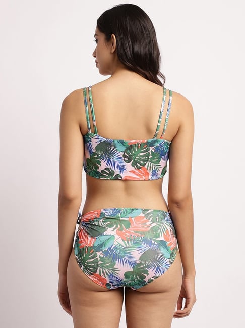 Buy Erotissch Green Floral Bralette Bra online