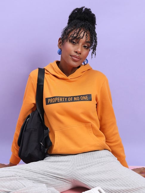 pinacolada Campus Sutra Mustard Cotton Printed Sweatshirt-picture-34