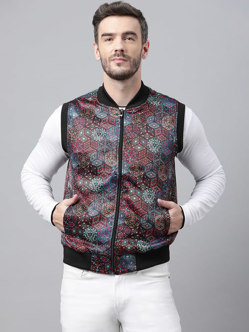 African Print Bomber Jacket for Men | Men's African Bomber Jacket - Osenoir